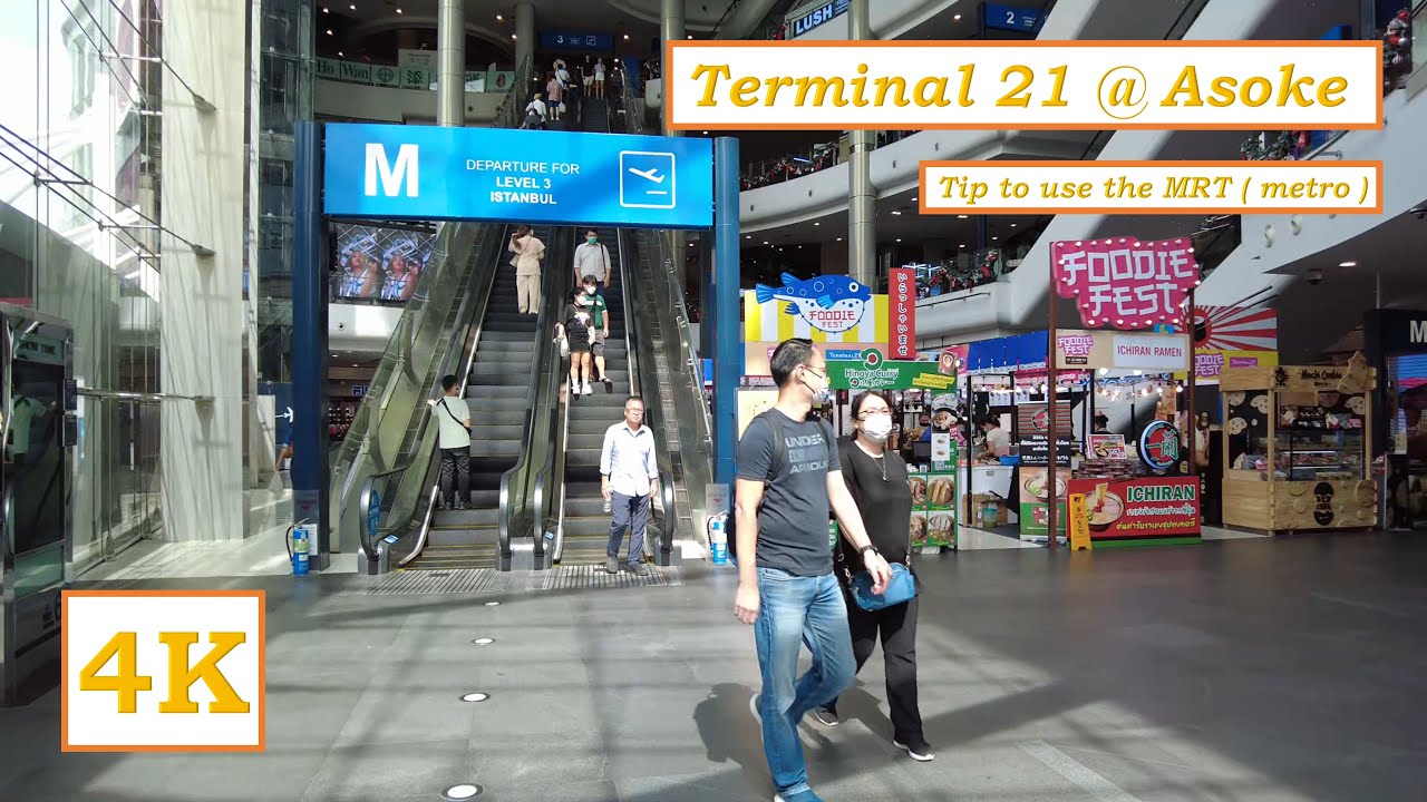 Terminal 21 Asoke Tour [4K] / THAILAND TRAVEL GUIDE